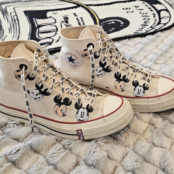 Converse Chuck Taylor Mickey Mouse High Top Disney Sneakers Men 9.5 women 11.5 - Picture 4 of 10